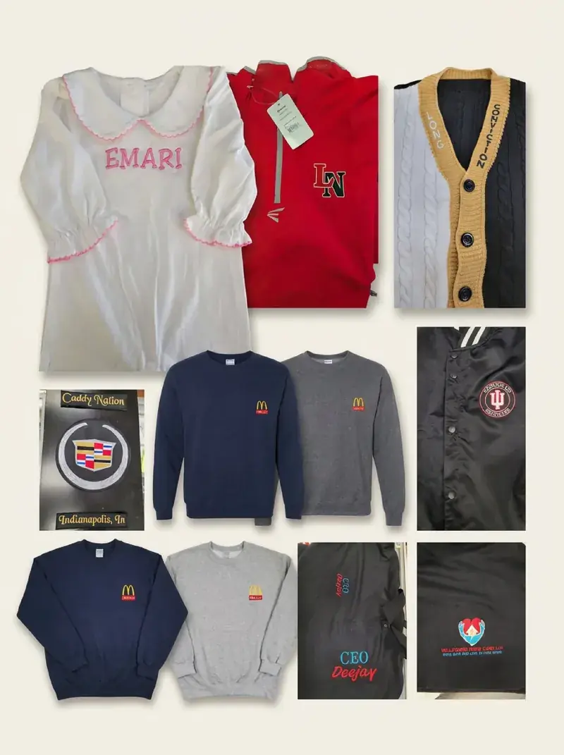 Custom embroidery Indianapolis